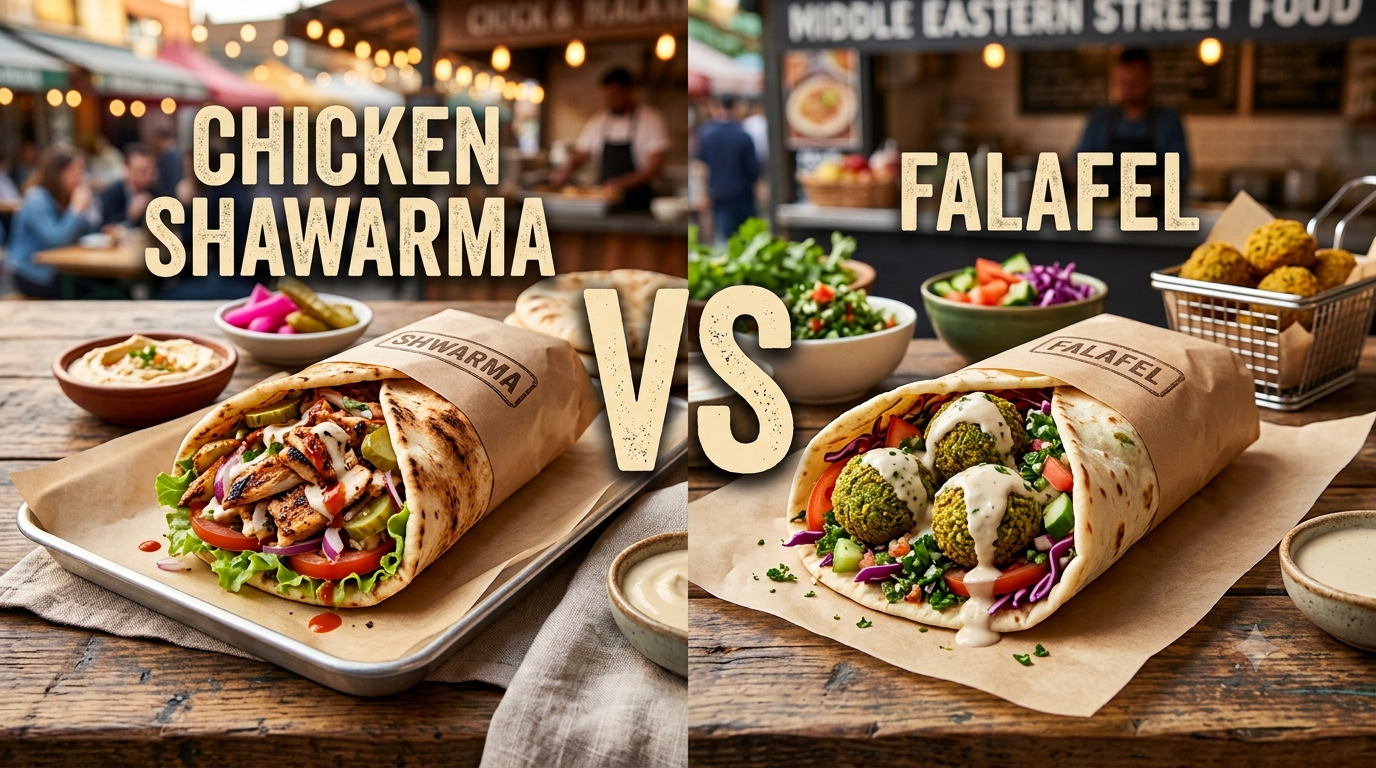 Chicken Shawarma vs Falafel Wrap — Which One Should You Order?